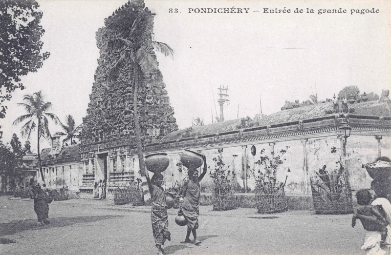 10-02 - Pondichery - pagode Chetty (rue des Missions) - 1